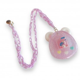 Necklace Teddy Surprise Glitter