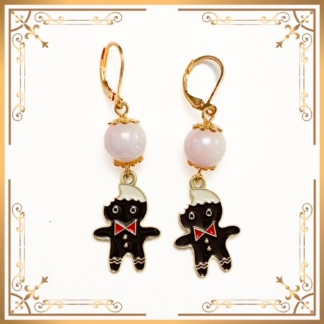 Earrings Gingerbread Man Earrings Gingerbread Man