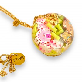 Collier Globe Cookie House