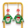 Boucles d'Oreilles Santa's Sweater
