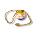 Collier Globe Bunny Flower Blue
