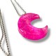Collier Moon Love Hot Pink