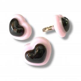 Bague Sweet Heart Choco Pink