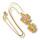 Collier Twin Flowers