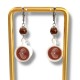 Boucles d'Oreilles Cappuccino