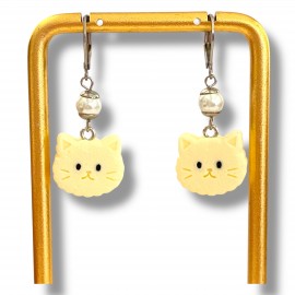 Boucles d'Oreilles Kitty Cookie
