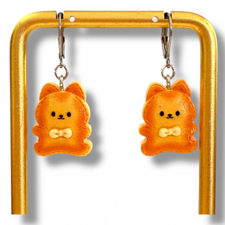 Boucles d'Oreilles Kitty Toast