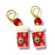 Boucles d'Oreilles Xmas Hot Coco