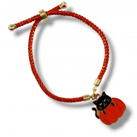 Bracelet Pumpkin Cat